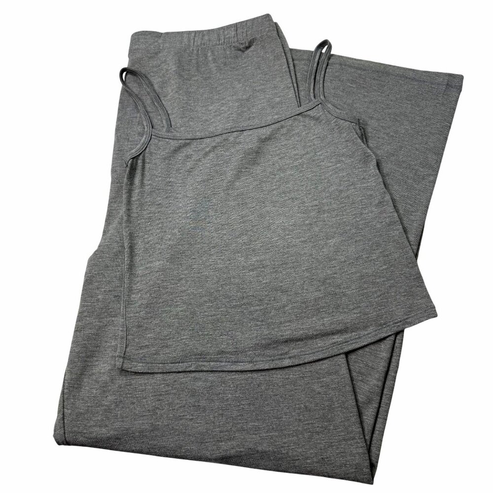SKIMS Gray Pajama Set